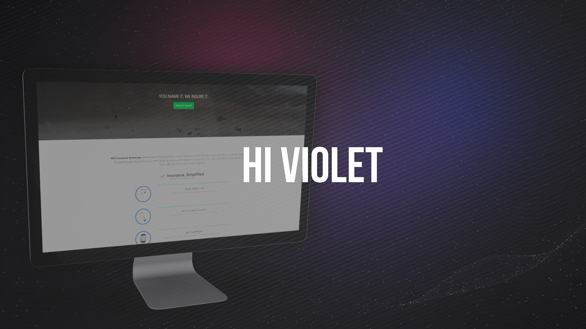 Hi Violet